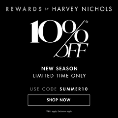 Harvey Nichols：新季单品上新9折购+折扣区低至4折