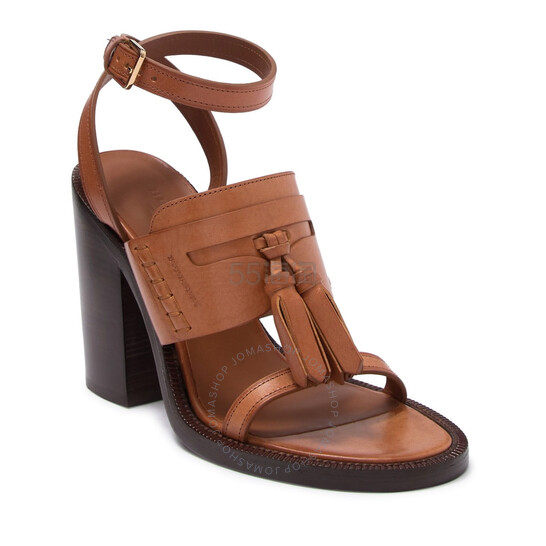 burberry巴宝莉bethany女士粗跟凉鞋琥珀色