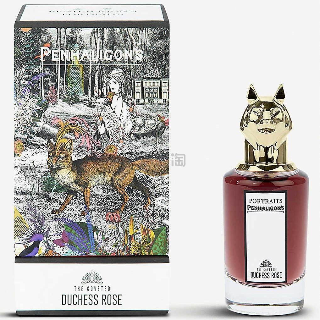 潘海利根兽首系列玫瑰公爵小姐狐狸香水75ml