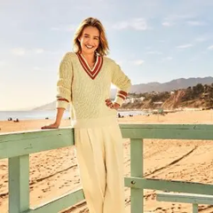 汤丽柏琦 秋冬美衣专场 羊绒衫$139，羽绒服、小香风夹克$299