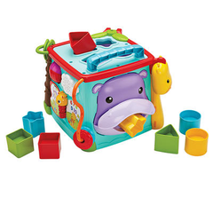 PLUS会员：Fisher-Price 费雪 儿童玩具 探索学习六面盒（双语）
