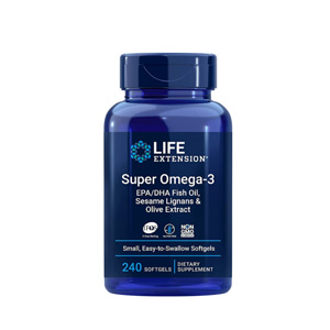 【含税直邮】Life Extension 沿寿 Omega-3超级深海*油软胶囊 240粒