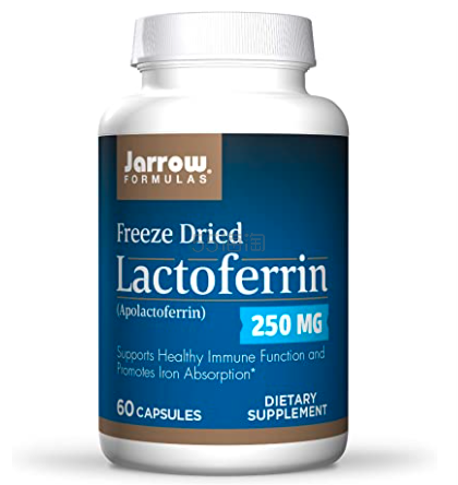 【含税直邮】Jarrow Formulas 乳铁蛋白胶囊 60粒