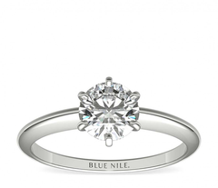 【55专享】Blue Nile 中国官网：经典4、6爪系列订婚钻戒