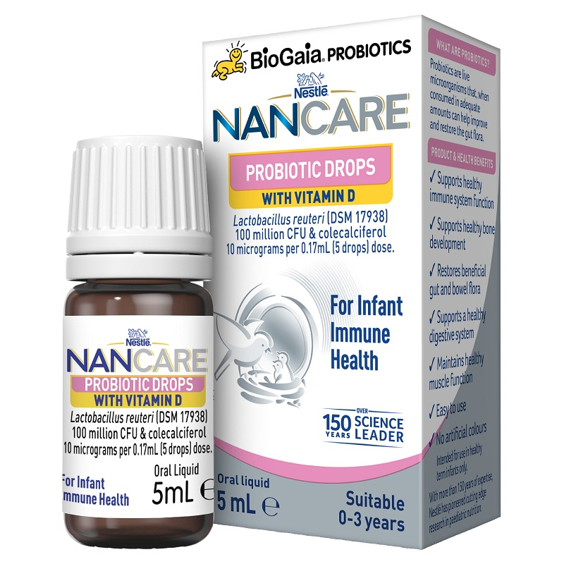 【*直邮】Nestle BioGaia拜奥 婴幼儿益生菌滴剂（含VD）5ml