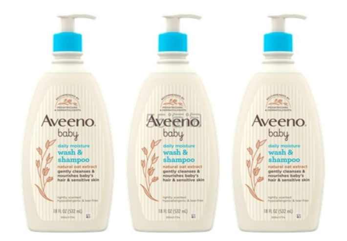 【含税直邮】Aveeno 艾惟诺 婴儿天然燕麦提取每日保湿沐浴洗发露