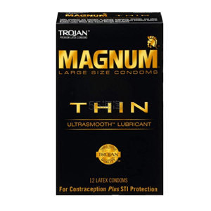 【含税直邮】Trojan 特洛伊 Magnum thin 超薄避孕套12片