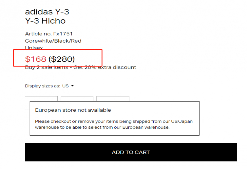 6折 Adidas Y 3 Y 3 Hicho 白黑 手机数码 特品特惠