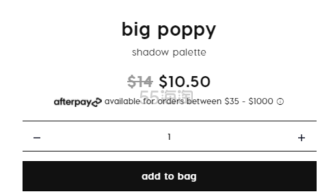 【7.5折】ColourPop 9色眼影盘 big poppy