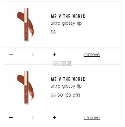 【买1送1】ColourPop 卡拉泡泡 唇釉me v the world