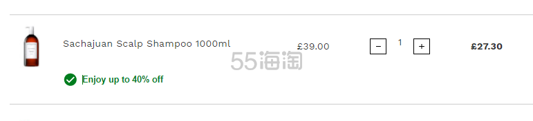 【八哥定价+7折】Sachajuan 三茶官 头皮清洁控油*洗发水1000ml
