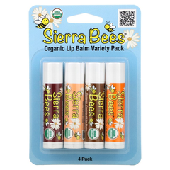 Sierra Bees 有机润唇膏套装 4支 冬季必备