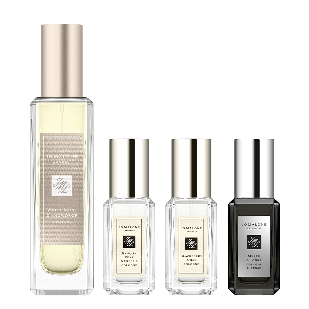 Jo Malone 祖马龙 限量白苔藓与雪花莲香水套装（1正装+3Q香）