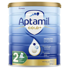 Aptamil 爱他美 金装加强型婴幼儿配方奶粉 （2段）6-12个月 900g