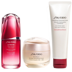 【赠2件超值小样】Shiseido 资生堂 洁面+红腰子+面霜组合购