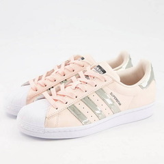 Adidas 阿迪达斯 Superstar 贝壳头粉色运动鞋