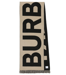 【补货！】Burberry 巴宝莉驼色logo围巾