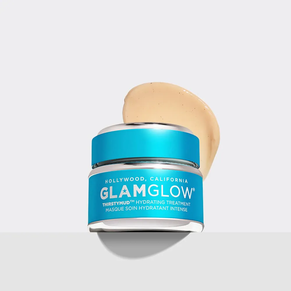 买1送1【赵露思同款】GLAMGLOW SuperMud 蓝罐保湿补水面膜 50ml