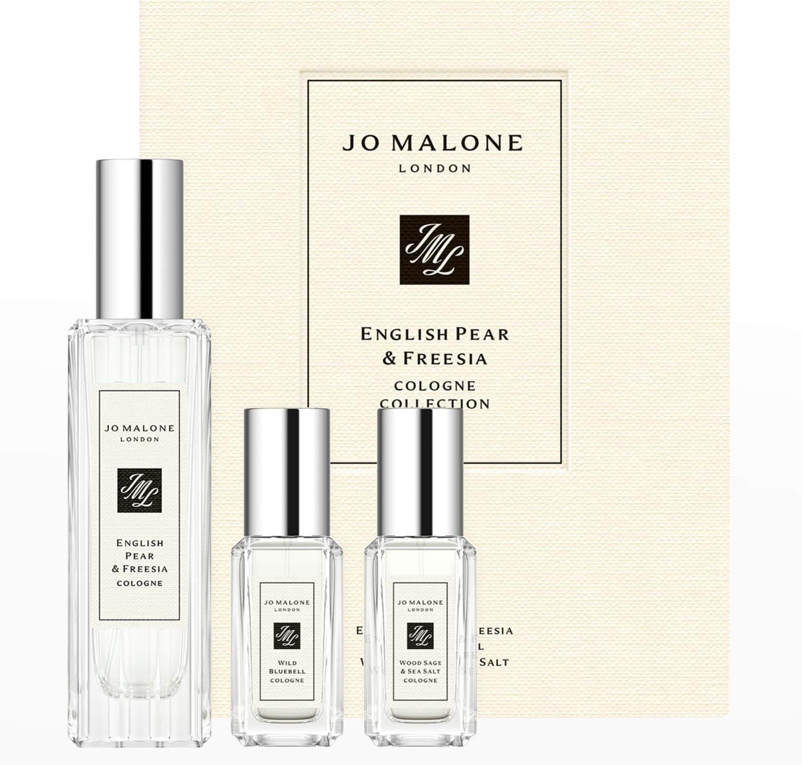 Jo Malone 祖玛珑英国梨与小苍兰30ml+蓝风铃9ml+鼠尾草与海盐9ml