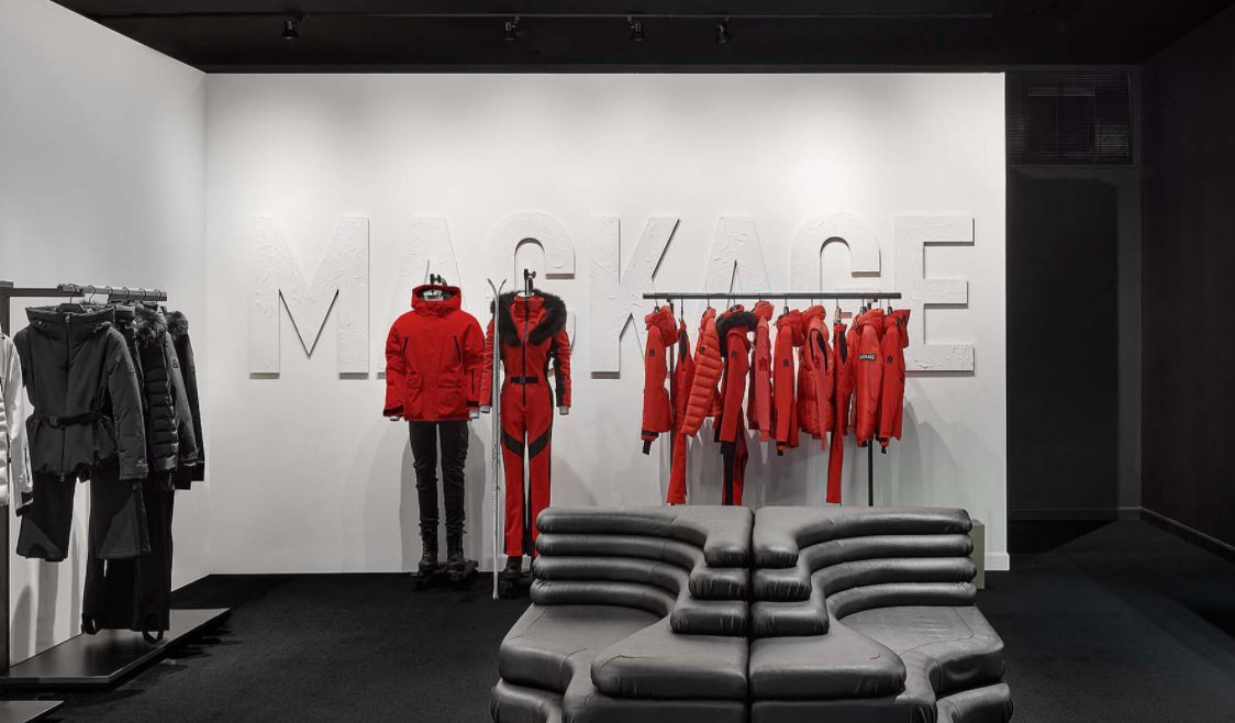 Mackage，加拿大奢华时装品牌，最初以女装起家，成熟冶艳