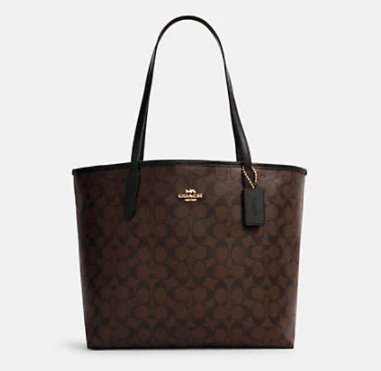 Coach City Tote 蔻驰老花托特包