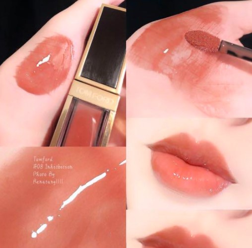 TOM FORD リップグロス 08 INHIBITION Amazon.com : Tom Ford Soleil Neige Gloss Luxe - 08