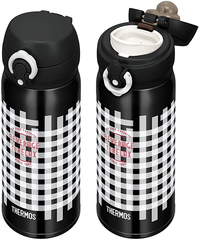 【日亚】膳*师 Thermos 真空隔热便携马克杯 400ml 黑格子