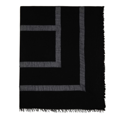 【大促即将截止】Toteme 黑色Logo围巾