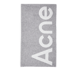 【免邮】acne studios 经典灰色logo围巾