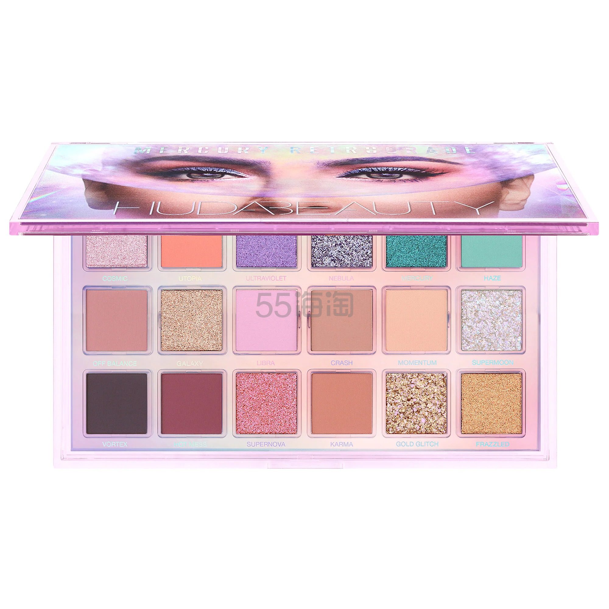 补货！Huda Beauty MercuryRetrograde 水逆眼影盘