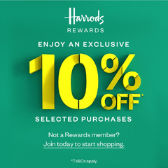 开启！Harrods US：全场时尚美妆会员9折促销