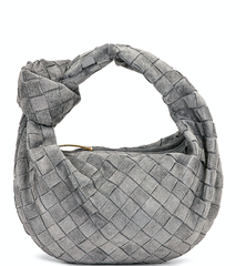 【*后一只】bottega veneta 灰色麂皮jodie迷你包