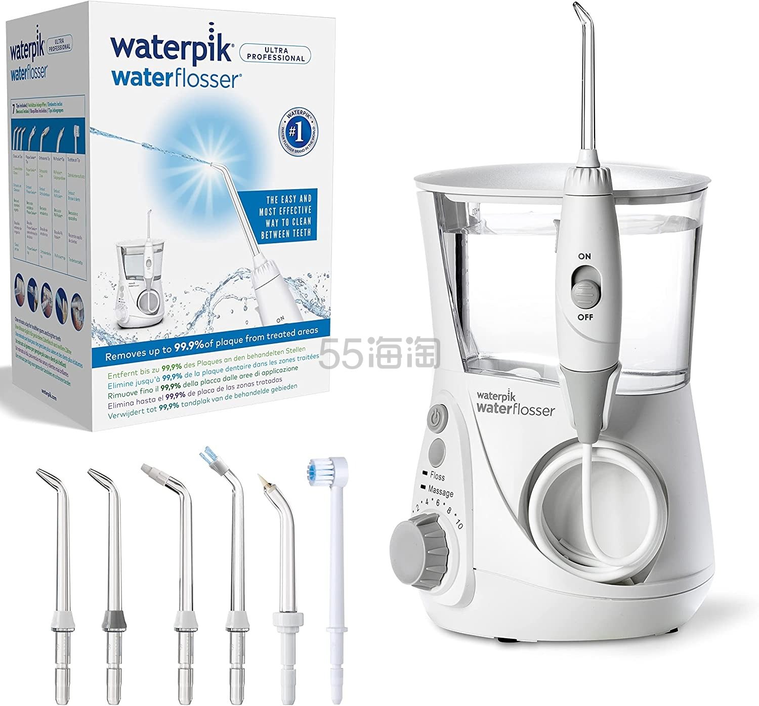 【含税直邮】Waterpik 洁碧 WP-660UK 冲牙器水牙线套装 英标插头需配转换插头