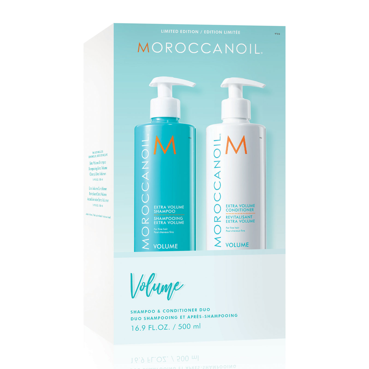 【单件含税】Moroccanoil 摩洛哥油 丰盈蓬松洗发水/护发素两件套装 500mlx2
