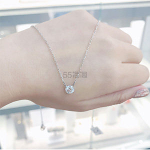 【含税直邮】Swarovski 施华洛世奇 银色单钻锁骨链 5408442