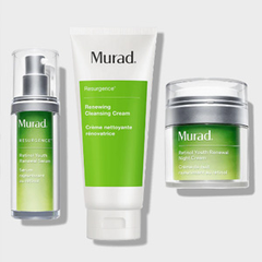 补货！Murad 慕拉视黄醇正装面霜+精华+眼精华等5件套（价值$361） +满赠3件套