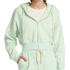 Saks OFF 5th：春日清新绿专场 鼠尾草绿卫衣$19 泡泡袖毛衣$71