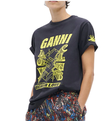 【直邮*】GANNI 印花T恤