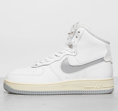 nike 耐克灰白air force 1高帮运动鞋