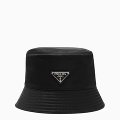 【蔡徐坤同款】Prada Black nylon bucket hat 普拉达 尼龙渔夫帽 黑色