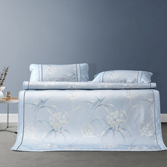 MERCURY 水星家纺 疏影暗香 *印花冰丝席 1.8m