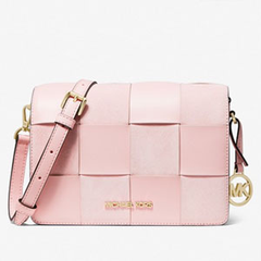 Michael Kors Mercer 小号编织翻盖单肩包 多色