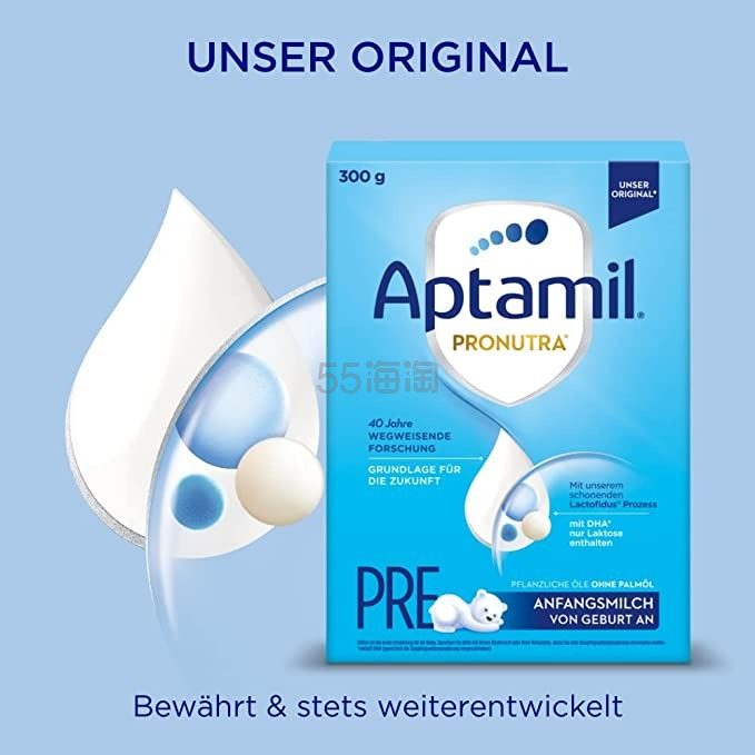 【含税直邮】Aptamil 爱他美 Pronutra-ADVANCE 婴儿奶粉 Pre段(适用于初生婴儿) 300g