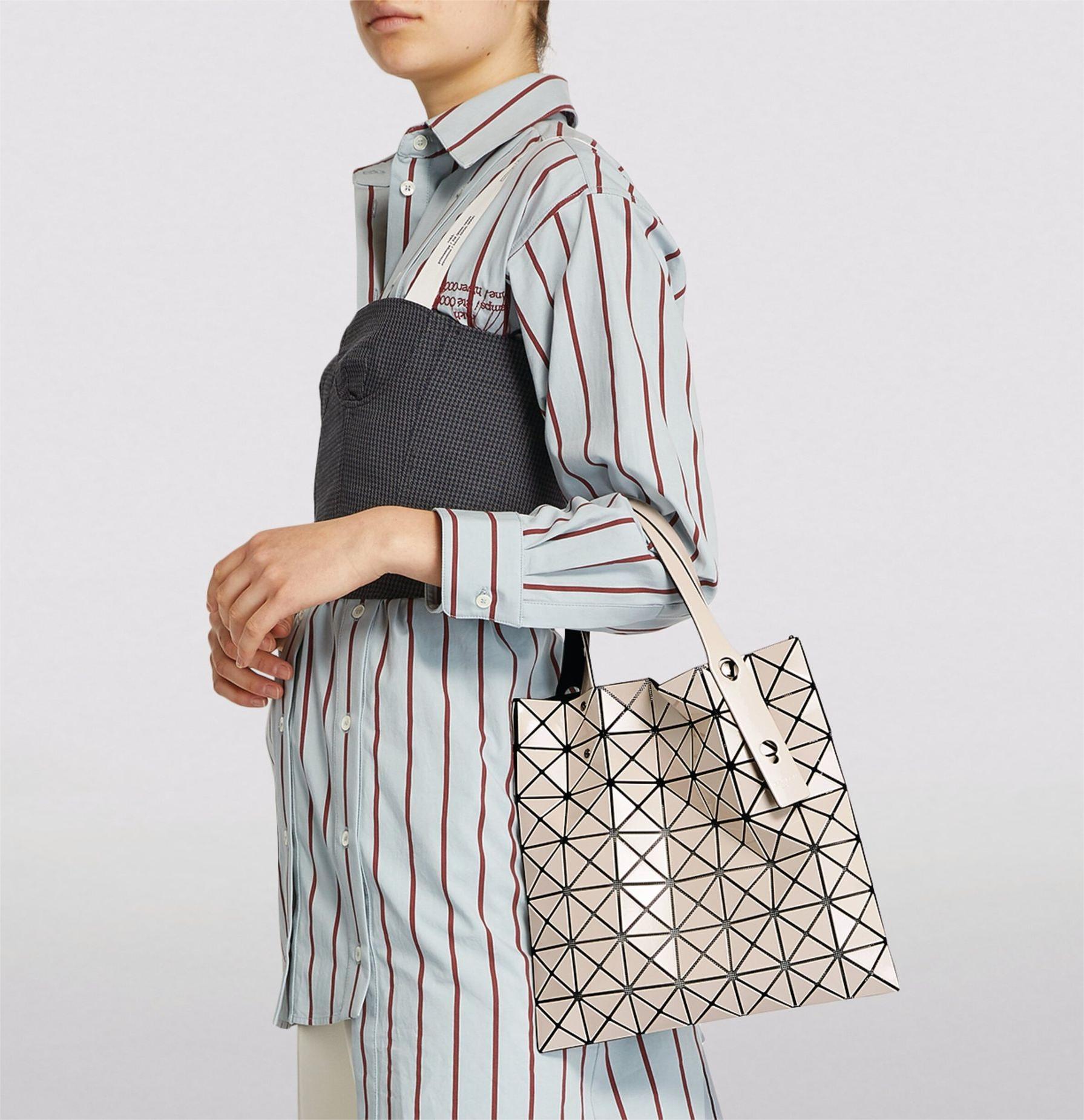 Bao Bao Issey Miyake 三宅一生米色七格托特包- 北美找丢网