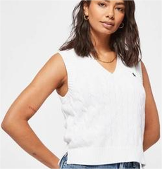 【博主同款】Polo Ralph Lauren V领绞花针织背心