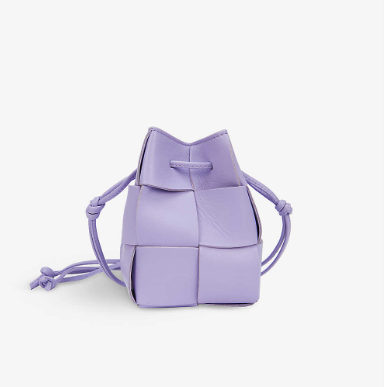 BOTTEGA VENETA Cassette 迷你皮革水桶包
