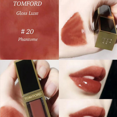 色号补全！Tom Ford Gloss Luxe镜面唇釉 #Phantôme、Inhibition