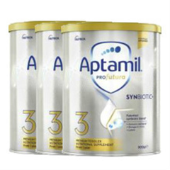 【小程序】【新版】Aptamil 爱他美 白金版婴幼儿奶粉 900g 3段 3罐包邮装 ewe