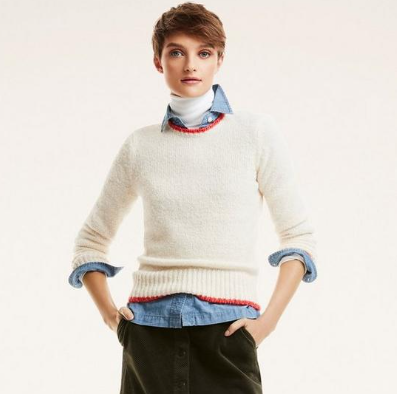 Brooks Brothers 布克兄弟 圆领羊毛衫 两色可入