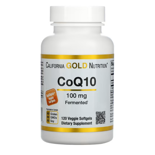 California Gold Nutrition 辅酶 Q10 素食软胶囊 100 毫克 120 粒装